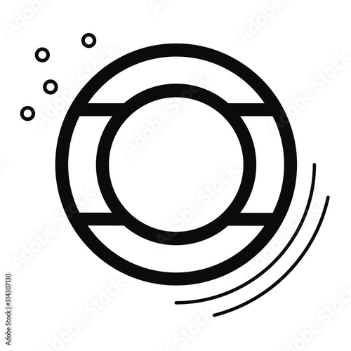 Lifebuoy icon vector, illustration logo template. Lifebuoy icons, equipment of rescuers to save drowning people, vector graphic design element for business illustration.