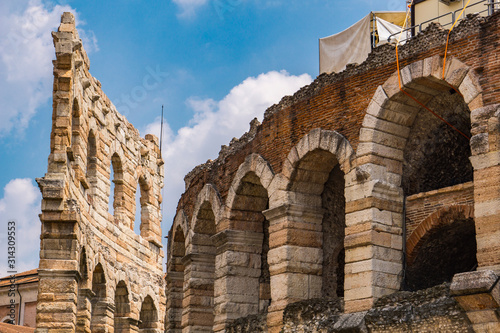 Ancient Verona Arena in Italy