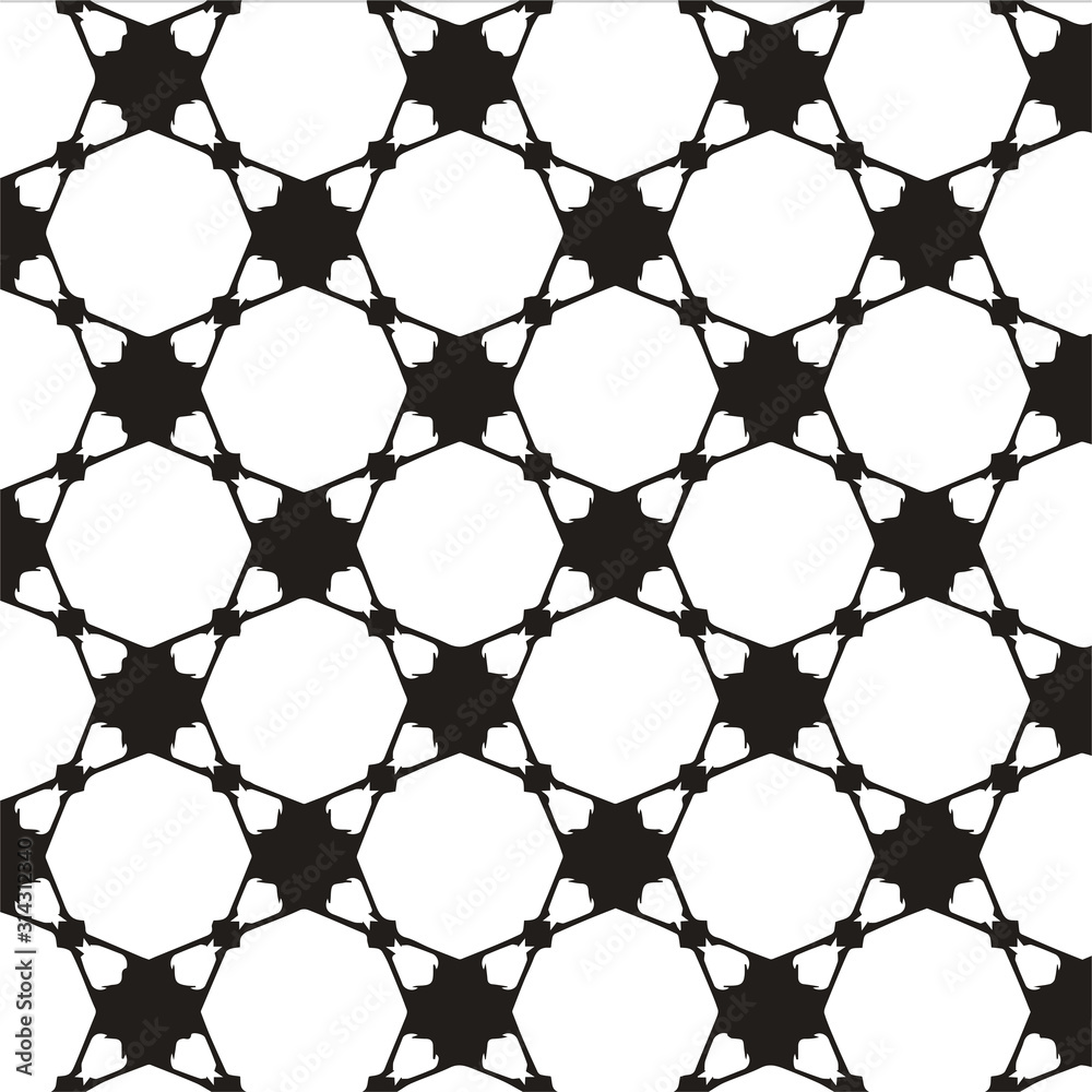 Naklejka premium Abstract geometric pattern in ornamental style. Seamless texture. Desing Wallpaper,greeting card,gift.