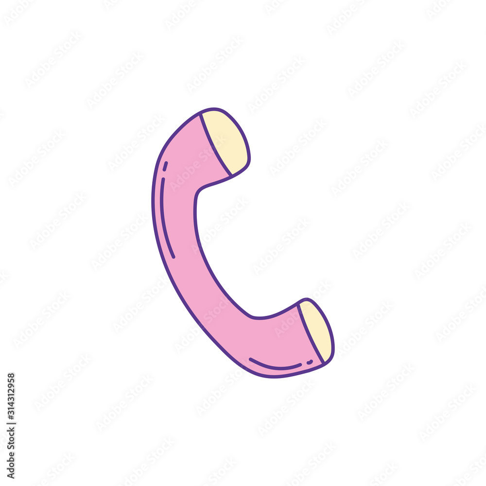telephone handset , phone fill and line telephone handset , phone fill and line