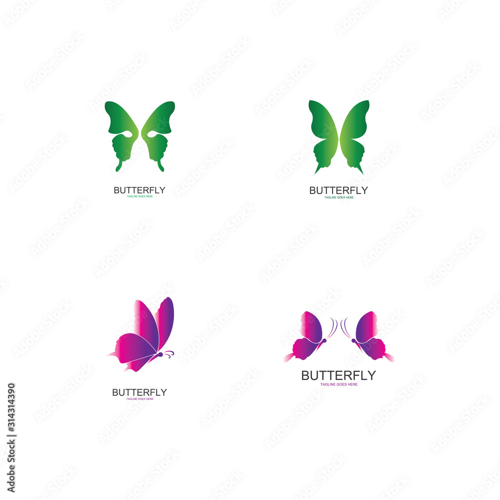 Beauty Butterfly icon design