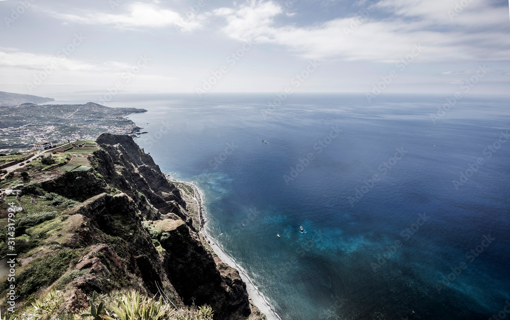 Landscape at the Island of Madeira, Portugal, Europe Landscape at the Island of Madeira, Portugal, Europe