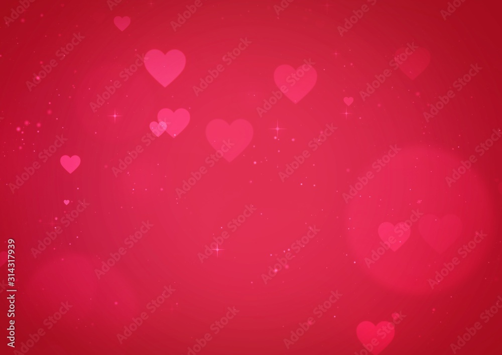 valentines day background with hearts pink color valentines day background with hearts pink color