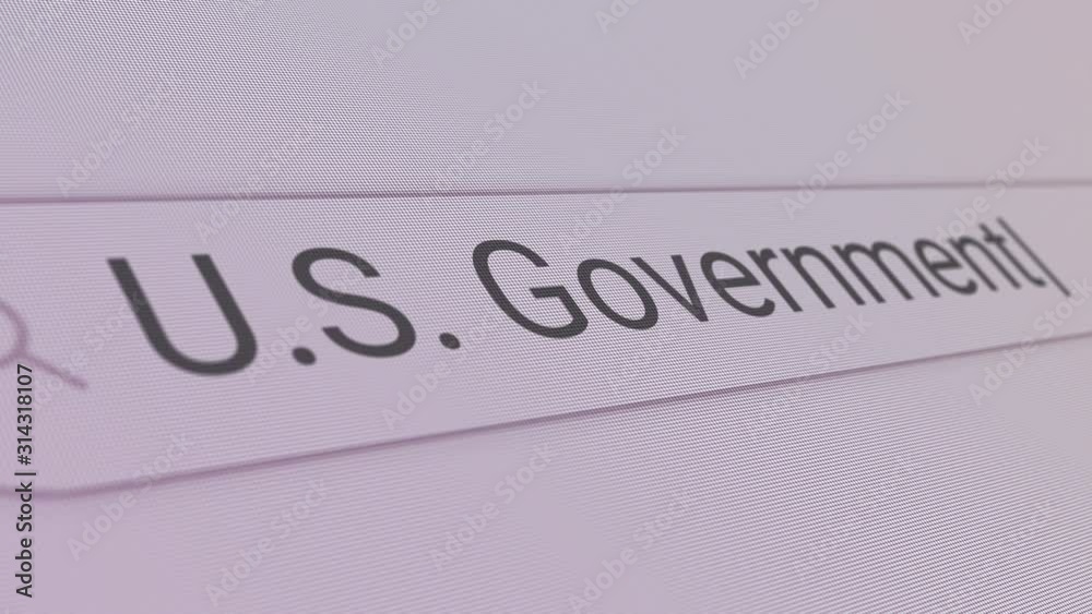 US Government Search Bar Close Up Single Line Typing Text Box Layout Web Database Browser Engine Concept US Government Search Bar Close Up Single Line Typing Text Box Layout Web Database Browser Engine Concept