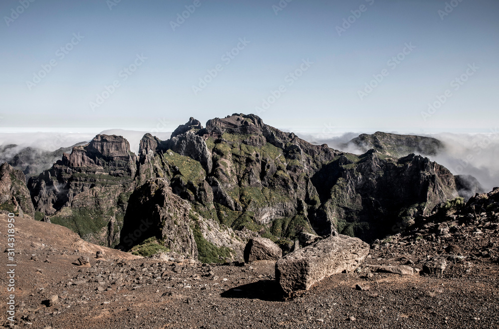 Landscape at the Island of Madeira, Portugal, Europe Landscape at the Island of Madeira, Portugal, Europe