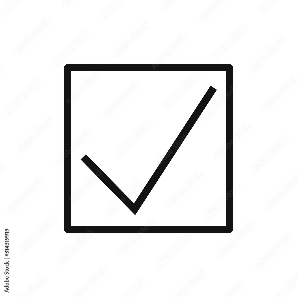check vector icon with simple shapes check vector icon with simple shapes