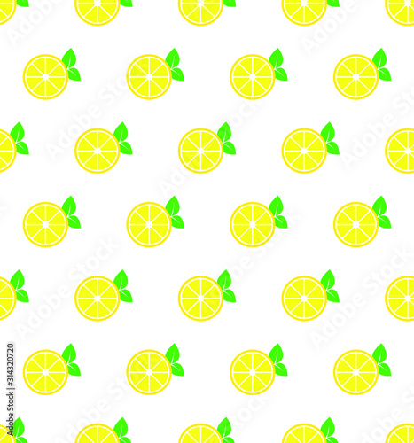 lemon seamless pattern vector citrus fruits wallpapers, fabric, texture, background 