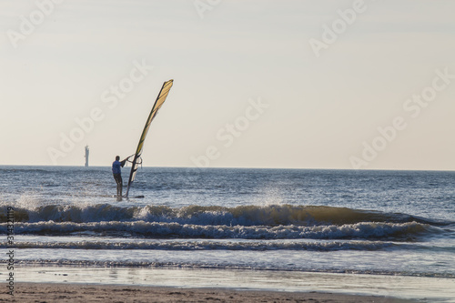 Surfen in der Nordsee vor Sylt