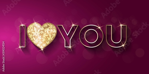 Happy Valentine's day vector background with heart and cannabis leaves