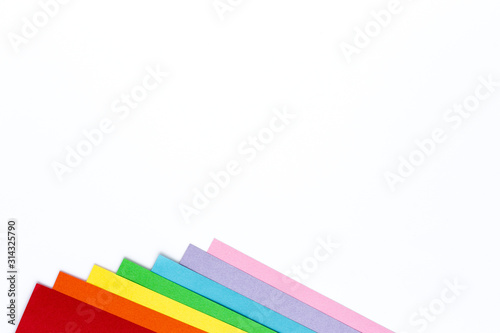 Colors of the rainbow, symbol of LGBT