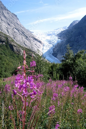 Beautiful landscape in Norwegian mountains