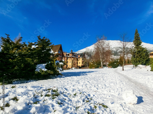 Traditional house in Stary Smokovec. Slovakia © Solarisys