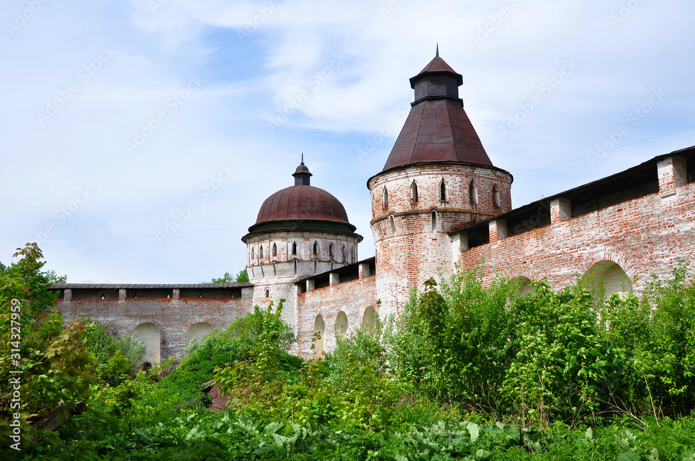  Walls and towers of Boris and Gleb Monastery