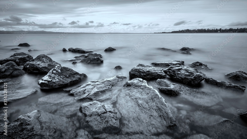 stones in water