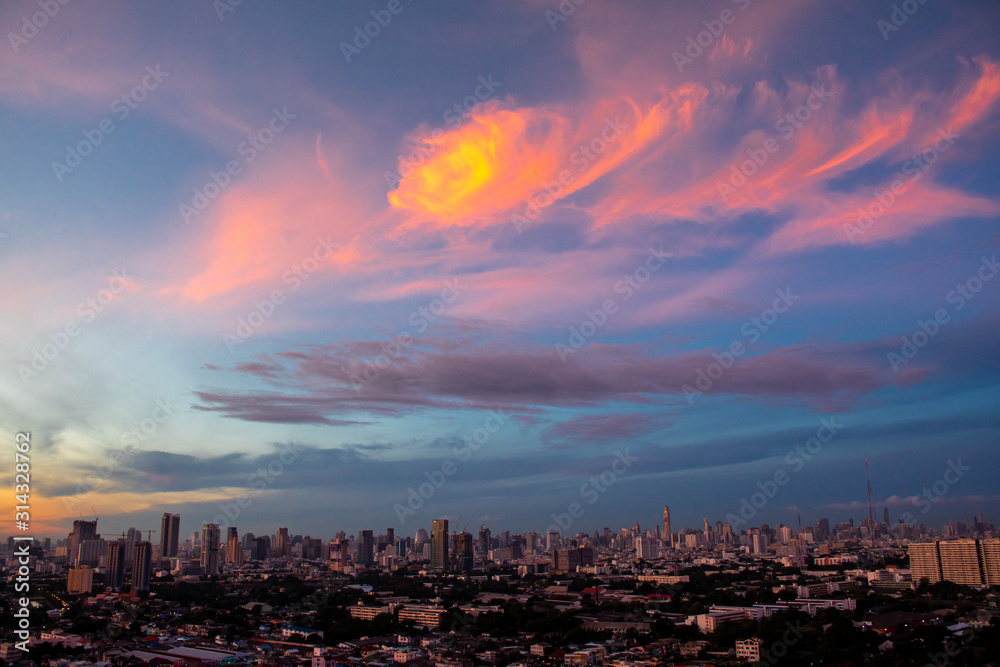 Fototapeta premium bangkok cityscape