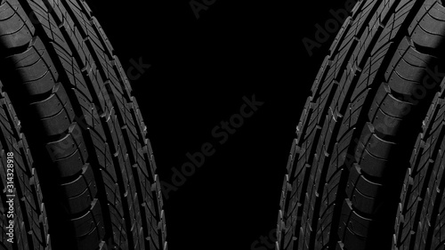 tire texture - background