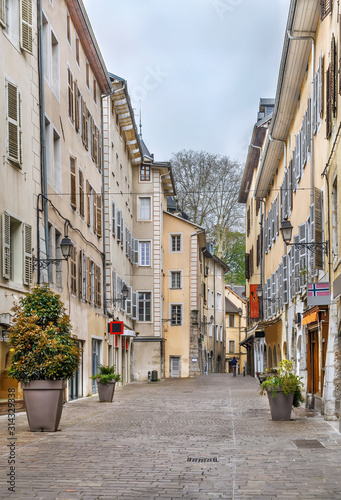 Street in Chambery  France