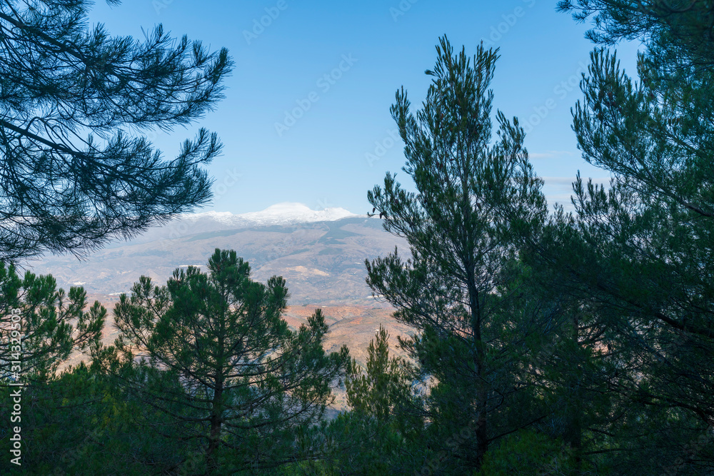 Obraz premium Sierra Nevada mountain range in Spain