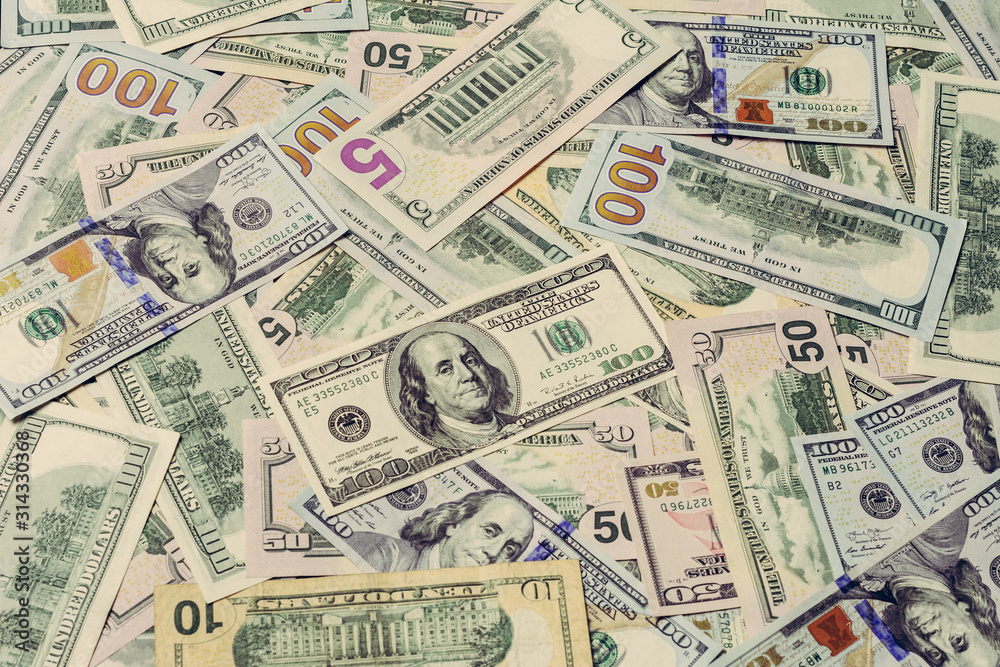The dominant currency of the world, dollar bills in textured form. The dominant currency of the world, dollar bills in textured form.
