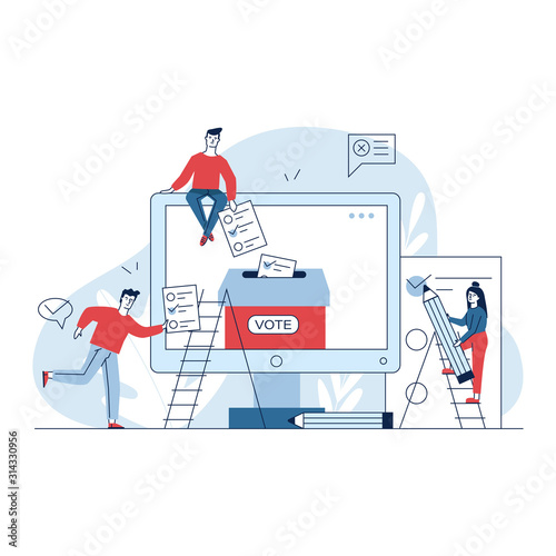 Internet or electronic voting