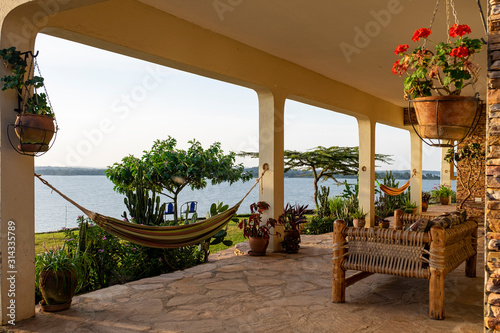 House overlooking Lake Victoria