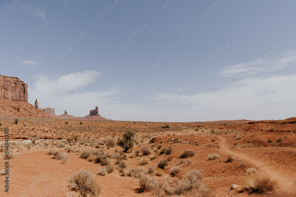 La réserve des Navajos à Monument Valley