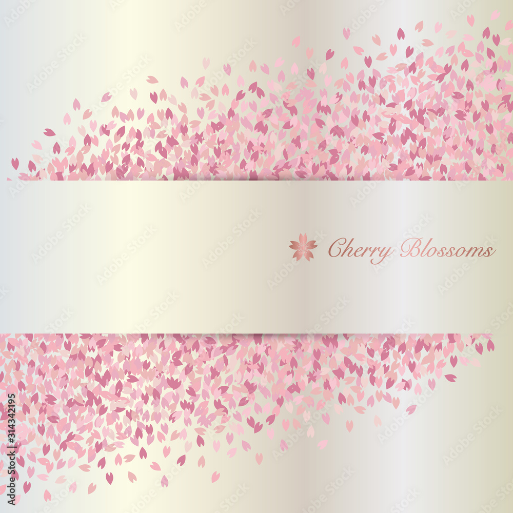 background of a shower of cherry blossoms background of a shower of cherry blossoms