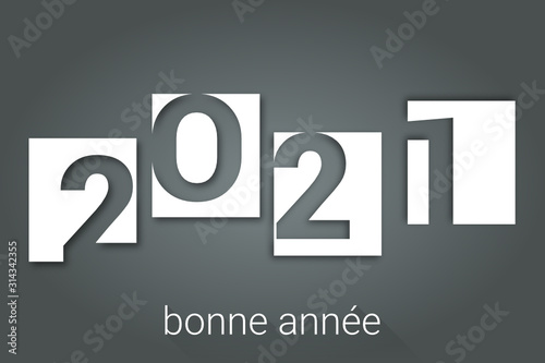 2021 - Bonne année - happy new year
