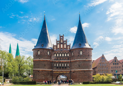 Holsten Gate in Lubeck