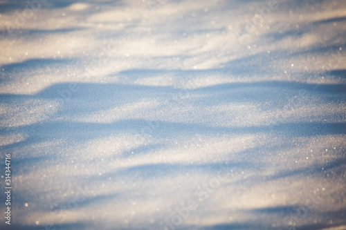 Cold abstract winter snow background