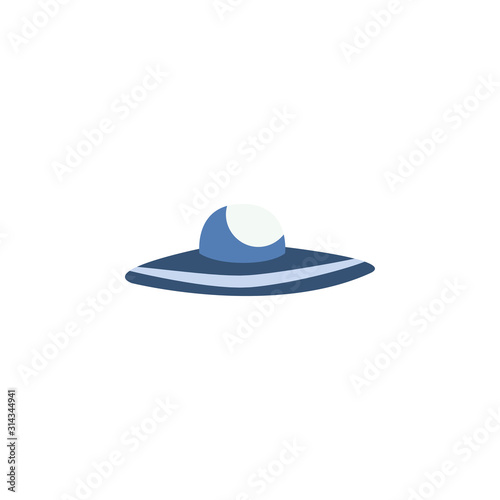 space ufo flat style icon