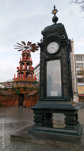 Clock in Hanover. Germany. Deutschland photo