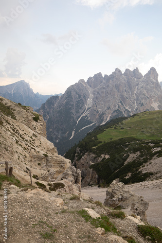 Dolomites Mountains in Italy mountain range panorama  © Hedvika