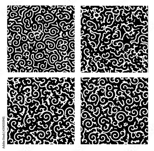 Vector Reaction Diffusion Non-Equilibrium Thermodynamics Design Set - Chemical Kinetics Patterns