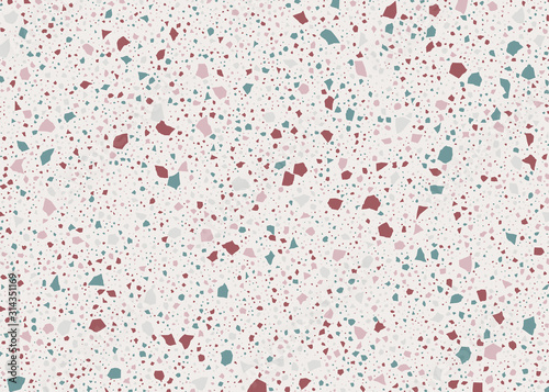 Terrazzo texture. Polished concrete floor and wall pattern. Color surface marble and granite stone, material for decoration	