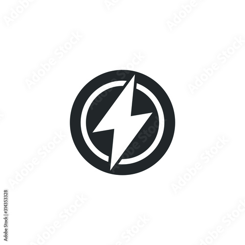 Lightning, electric power icon template color editable. Energy and thunder electricity symbol vector sign isolated on white background illustration for graphic and web design. Free Download Lightning, electric power icon template color editable. Energy and thunder electricity symbol vector sign isolated on white background illustration for graphic and web design. - GFXLoad