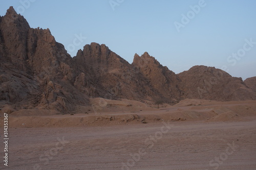 desert in wadi rum jordan