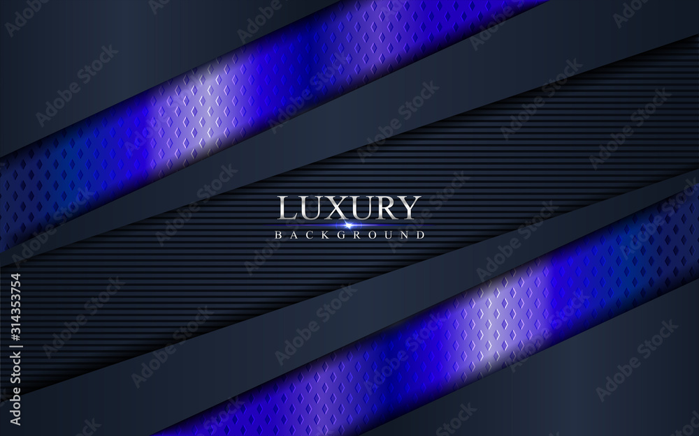 Luxury dark navy with purple blue textured overlap layer abstract background Luxury dark navy with purple blue textured overlap layer abstract background
