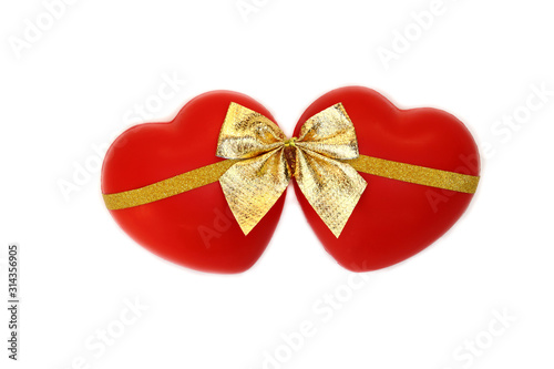 Symbol in the shape of two hearts