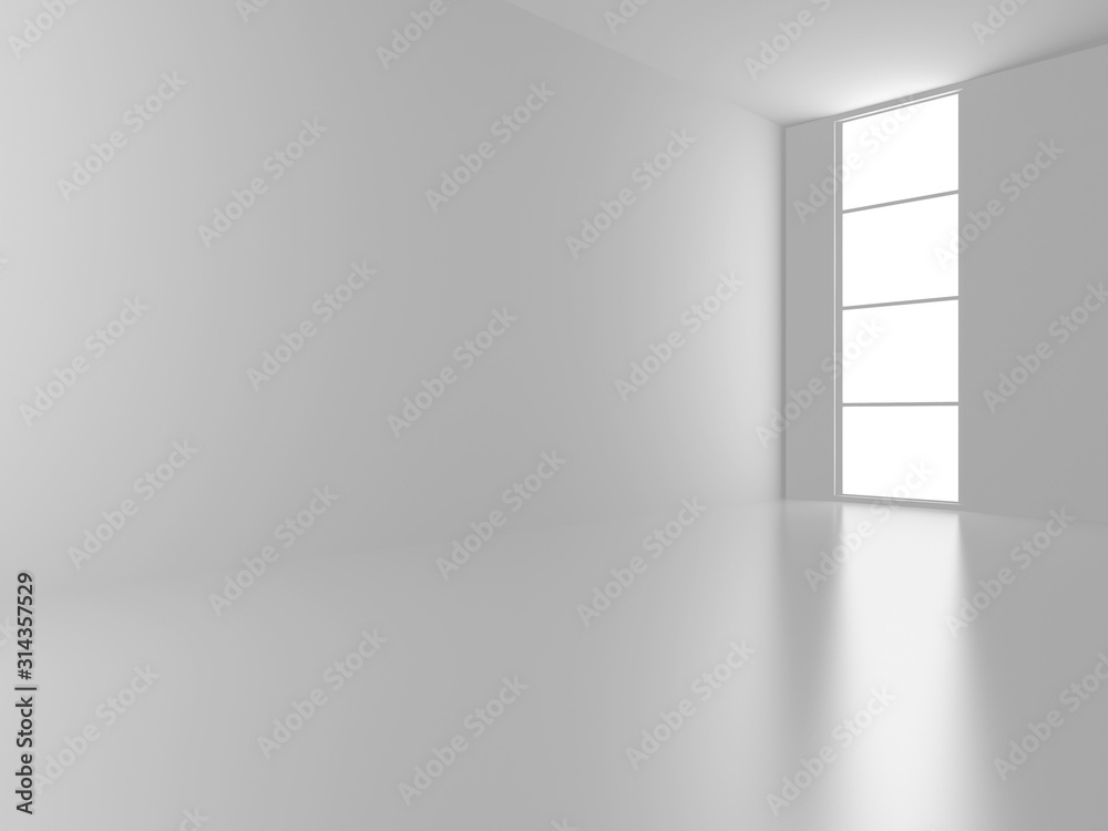 Futuristic White Architecture Design Background Futuristic White Architecture Design Background