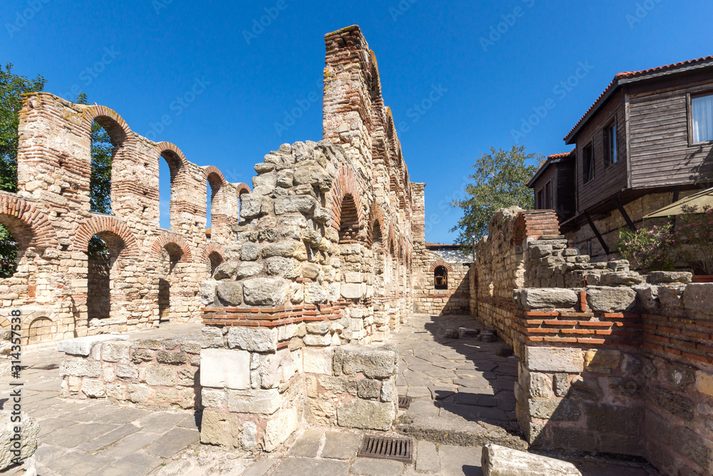 Ancient Church of Saint Sophia in the town of Nessebar, Bulgaria