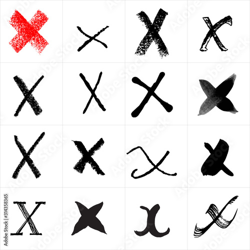  Vector letters. Hand drawn letters. Letters drawn using spray can, inkpen, highlighters and others materials. Variety materials, lines and devices. Set of templates.