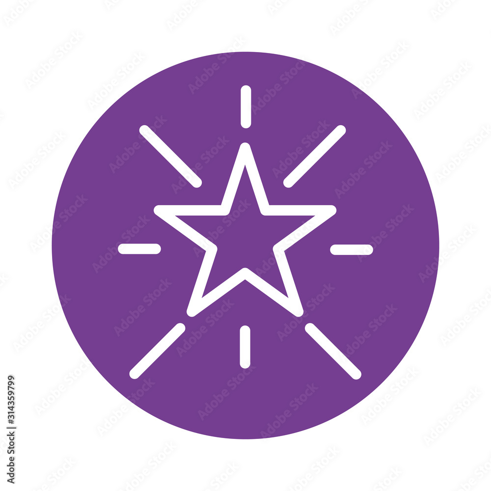 star five pointed block style icon star five pointed block style icon