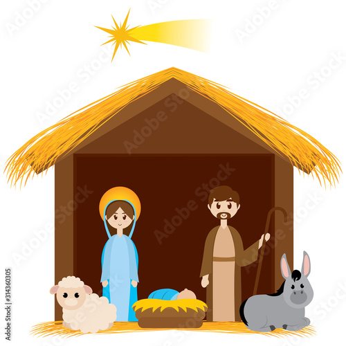 Beatiful manger image
