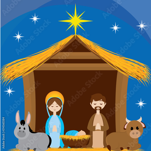 Beatiful manger image