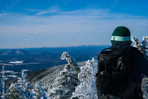 Looking out over the great range