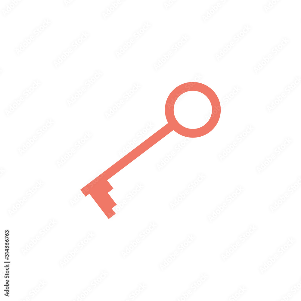 Isolated key icon vector design Isolated key icon vector design