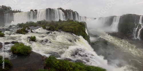 waterfall in the forest. waterfalls of iguaçu
