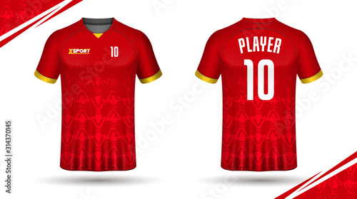 Soccer jersey template sport t shirt design
