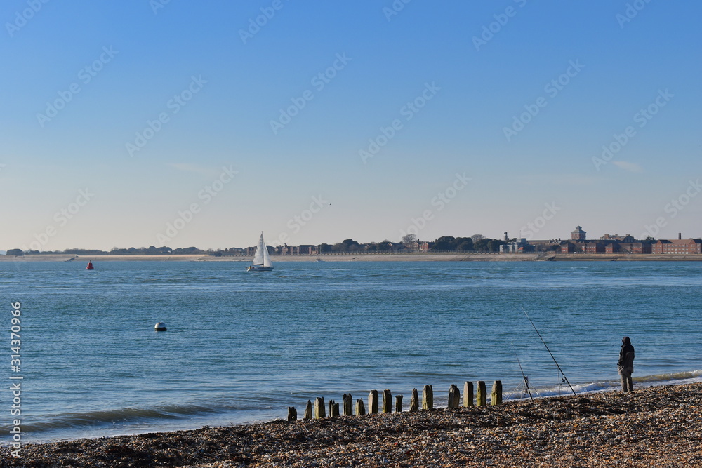 Portsmouth and Langstone fishing spots. Mackerel, garfish, pollack, bass, mullet, bream, smoothhounds, scad, flatties in summer codling, whiting, flounders in winter. Best access to seafront is M275
